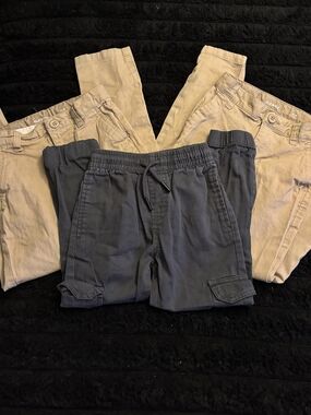 Old Navy Navy Khaki Cargo Pants Two Pairs And Nomad Joggers Boys Lot Size Medium